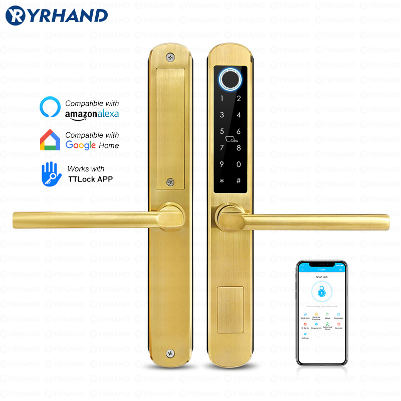 Letter Opener Brass - IP66 골드 스테인레스 스틸 슬라이딩 유리