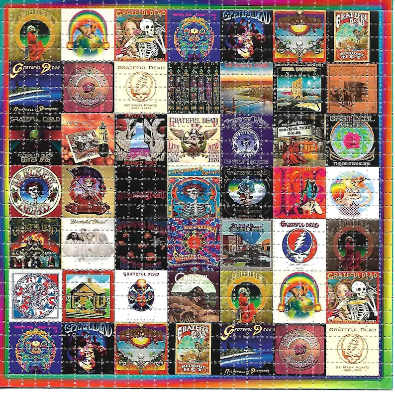 Ink Blotter Paper - 60년대 앨범 사이키델릭 LSD/산성 프리 흡착지