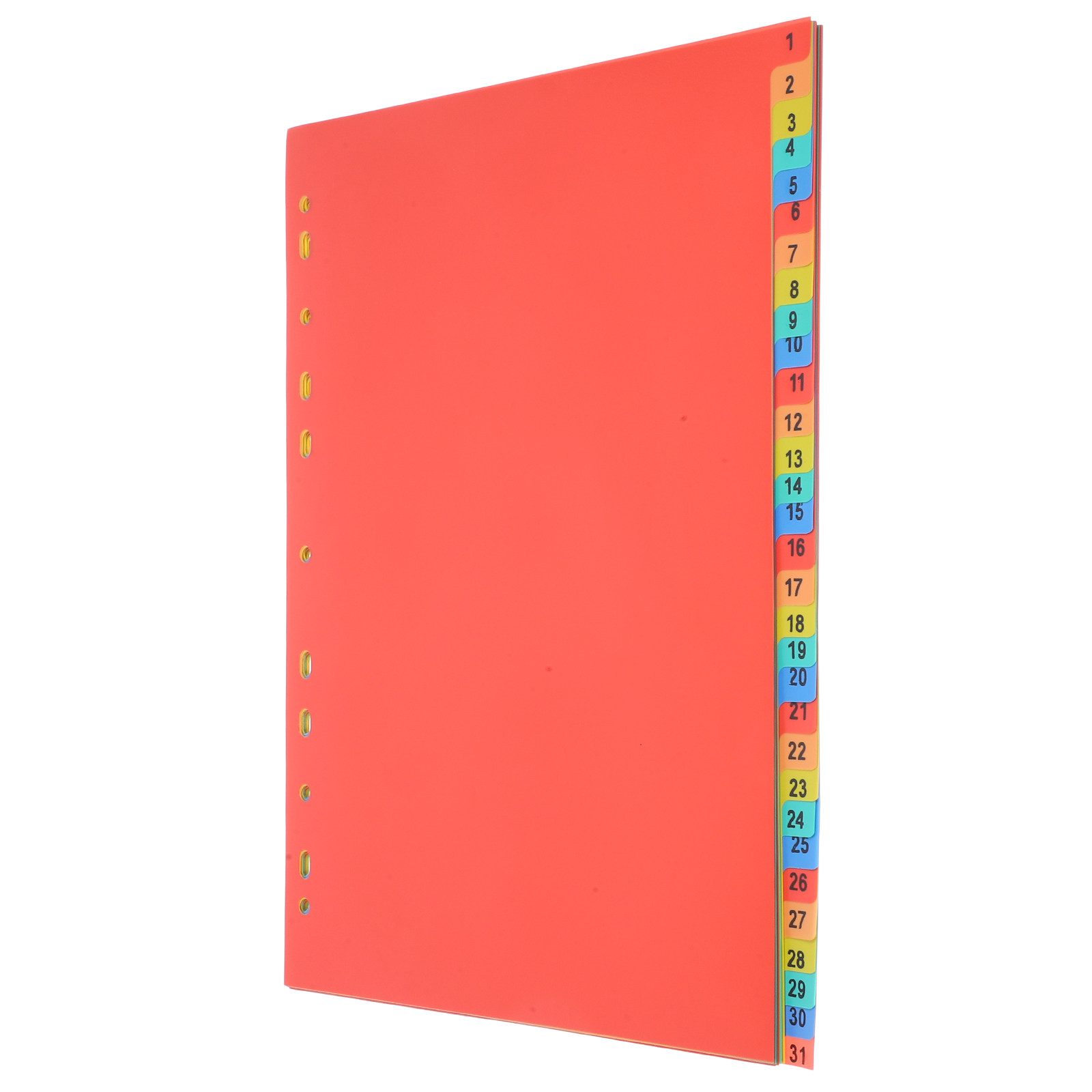 Tab Divider A4 - 1세트 루즈리프 인덱스 디바이더 다양한 색상의