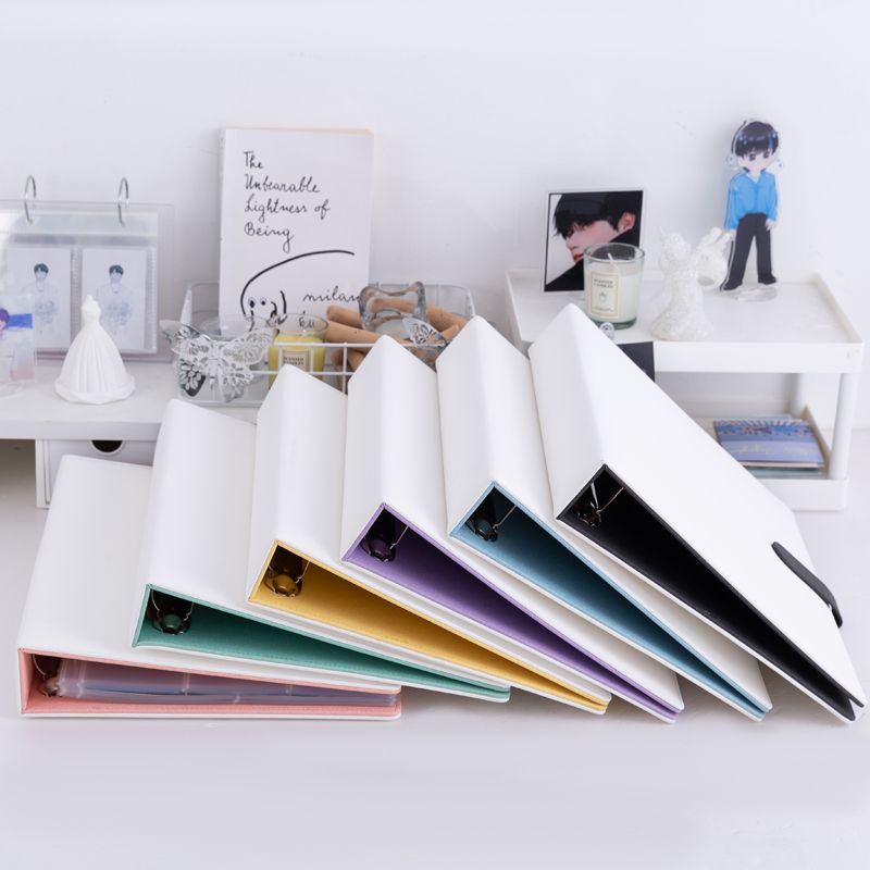Binder A4 Lever - 컬러 블로킹 바인더 A4 루즈리프 포토카드