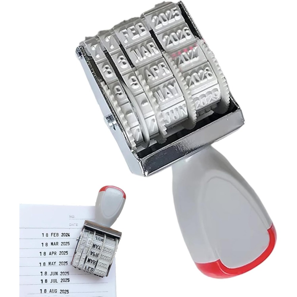 Rubber Date Stamp - DIY 회전식 날짜 및 숫자 롤러