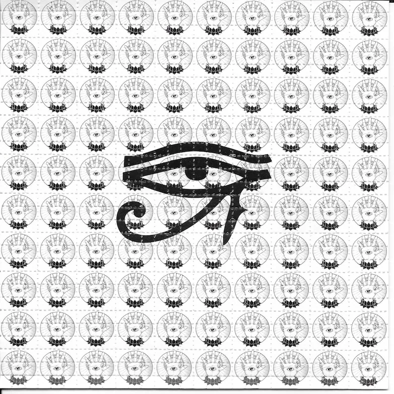 Ink Blotter Paper - 프로비던스의 눈 사이키델릭 LSD 산성 무료