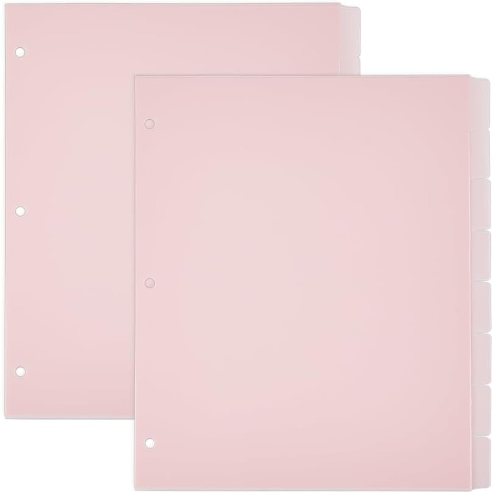 Tab Divider A4 - 16매 3링 A4 핑크 바인더 디바이더