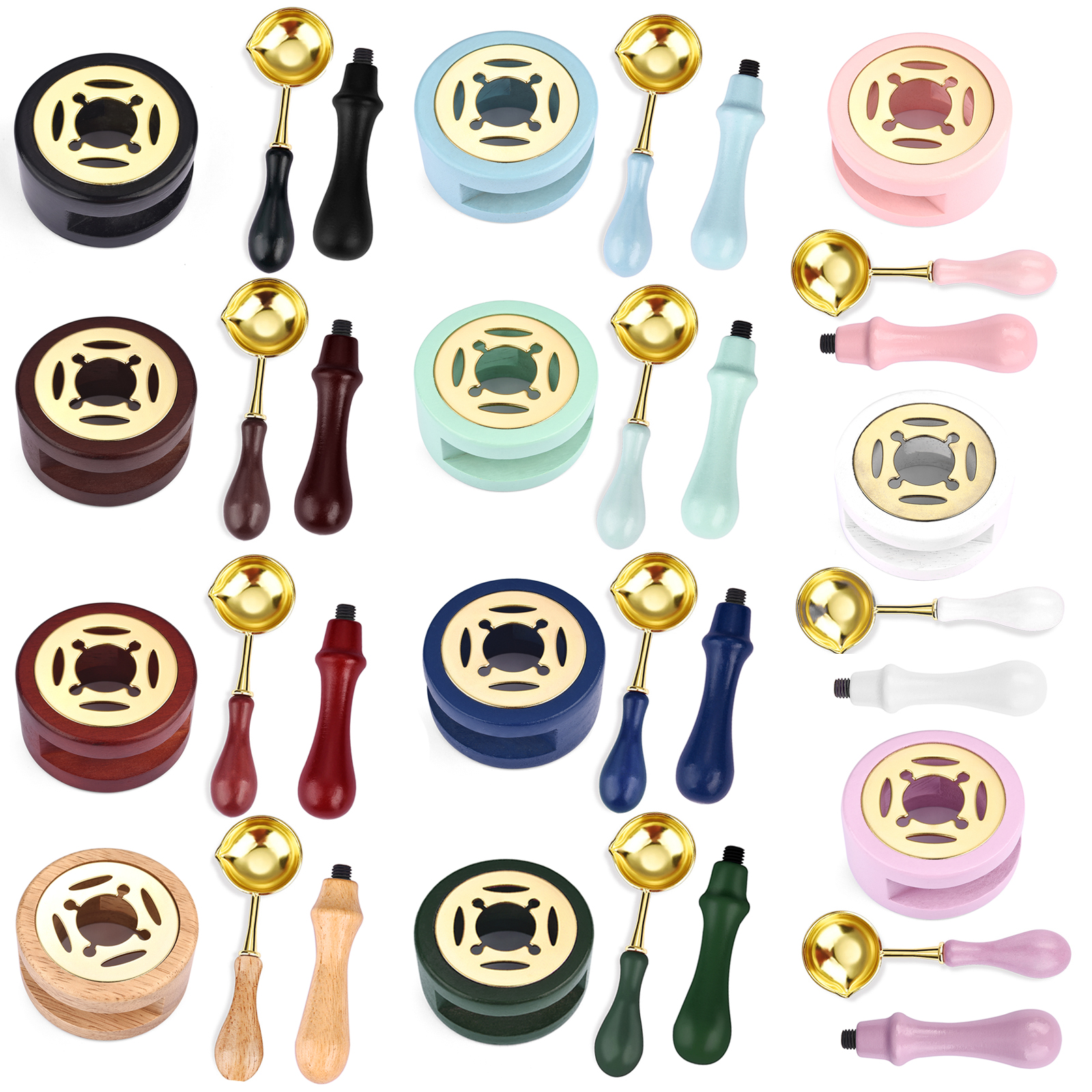 Wax Seal Stamp Set - 2/3개 세트 레트로 밀랍 봉인용 가마