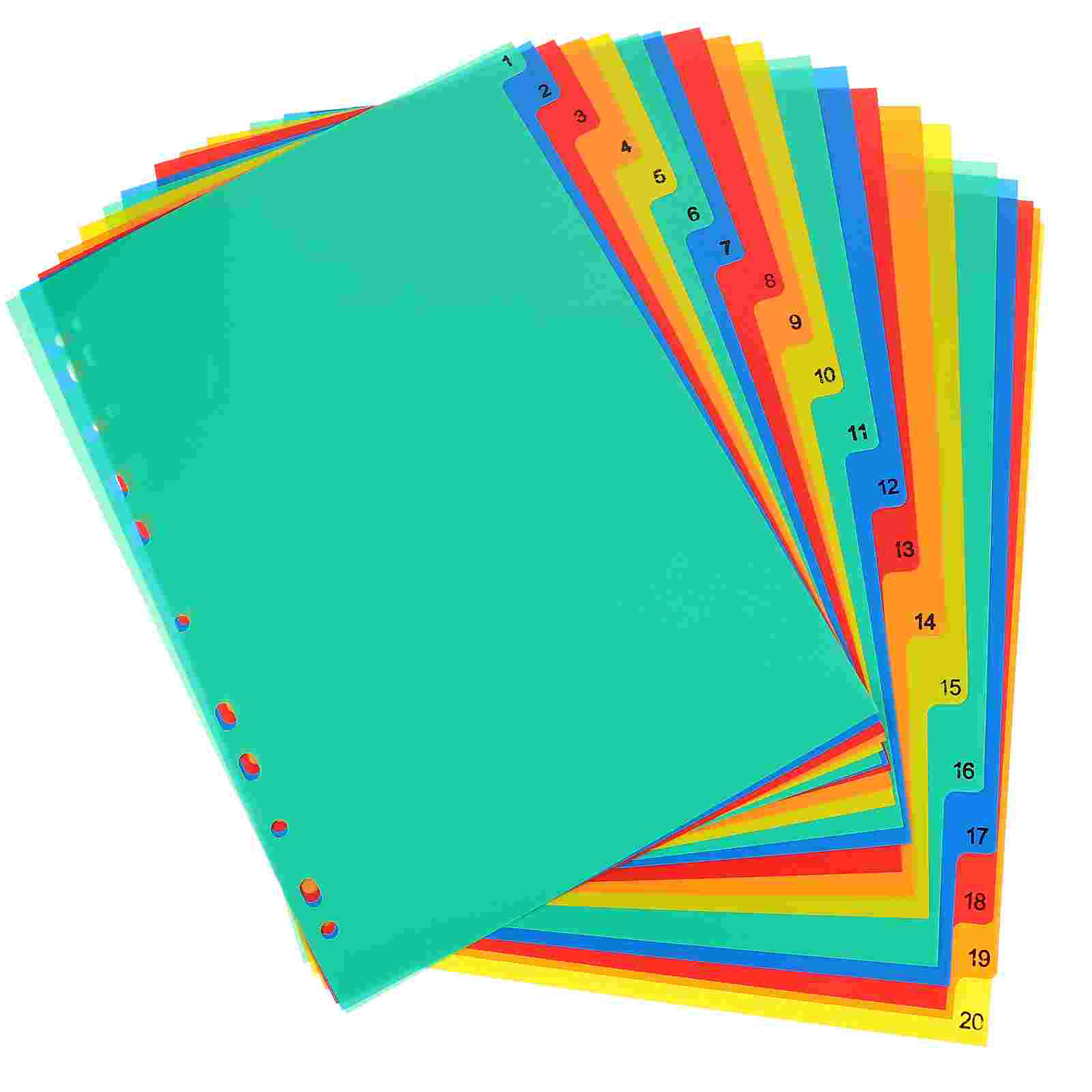 Tab Divider A4 - 20 Pcs A4 분리 된 루스