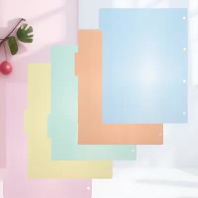 Tab Divider A4 - 10Pcs A4 플라스틱 인덱스 디바이더 탭
