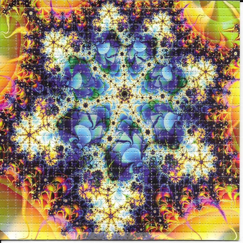 Ink Blotter Paper - 프랙탈 사이키델릭 LSD 무산소 블로터 아트
