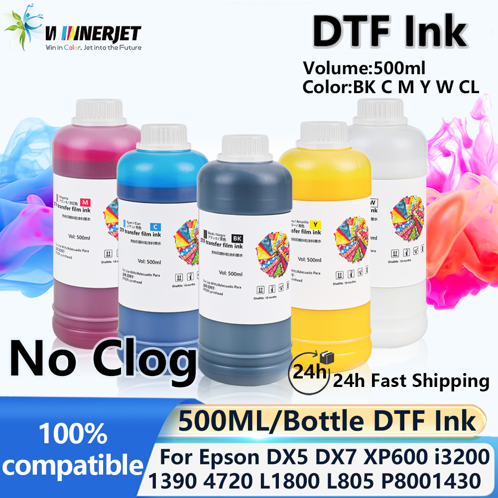 Fountain Pen Bottled Ink - 500ml/병 리필용 DTF 필름 잉크 화이트