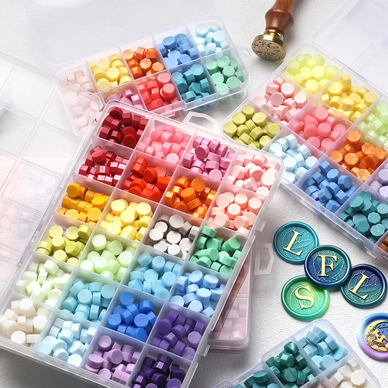 Wax Seal Stamp Set - 레트로 봉인 왁스 비즈 세트 10-15