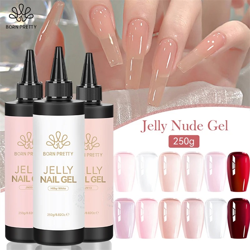 Gel Refill Pack - BORN PRETTY 250g 젤리 밀키 화이트