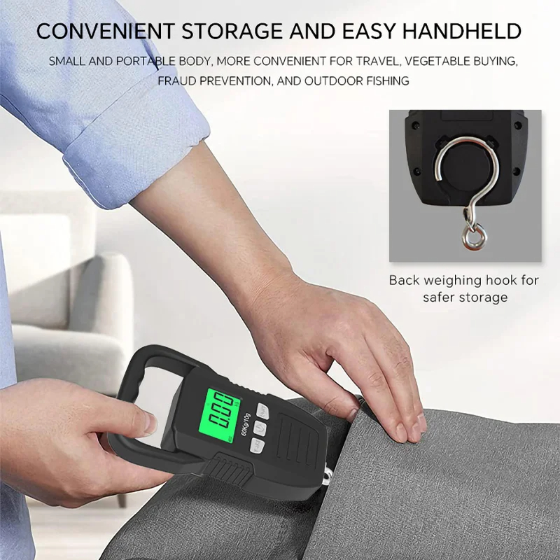 60kg/10g LCD 디지털 교수형 저울 전자 가중치 - Tape Dispenser Weighted 리뷰 및 가격