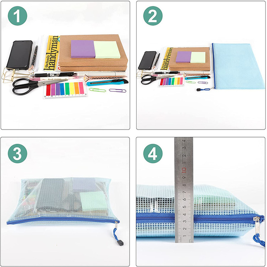 그리딩 방수 지퍼 백, 투명 PVC A4 바인더 포켓, - Binder A4 Lever 리뷰 및 가격