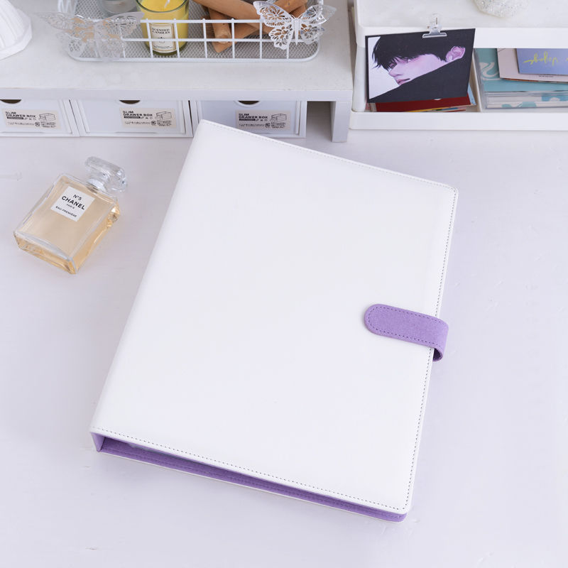 컬러 블로킹 바인더 A4 루즈리프 포토카드 홀더 D링  - Binder A4 Lever 리뷰 및 가격