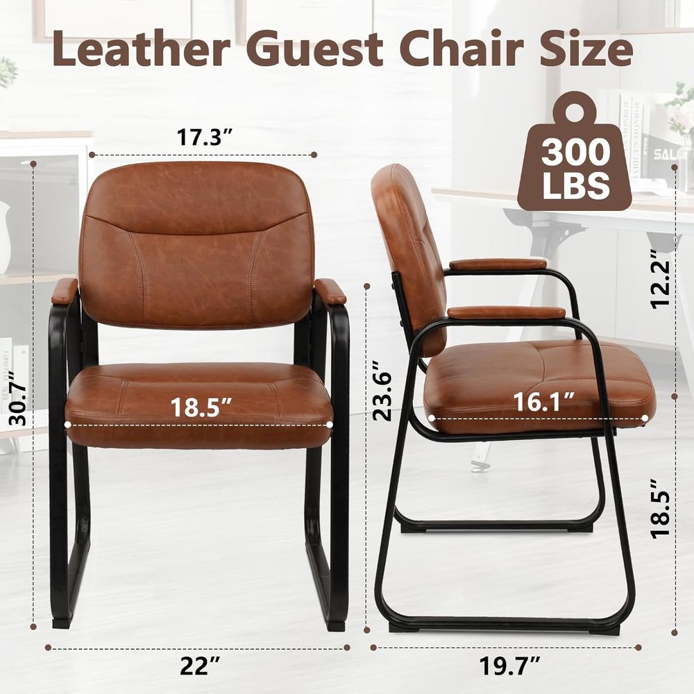 바퀴 없는 대기용 의자, 패딩 처리된 팔걸이가 있는 가 - Leather Desk Pad 리뷰 및 가격