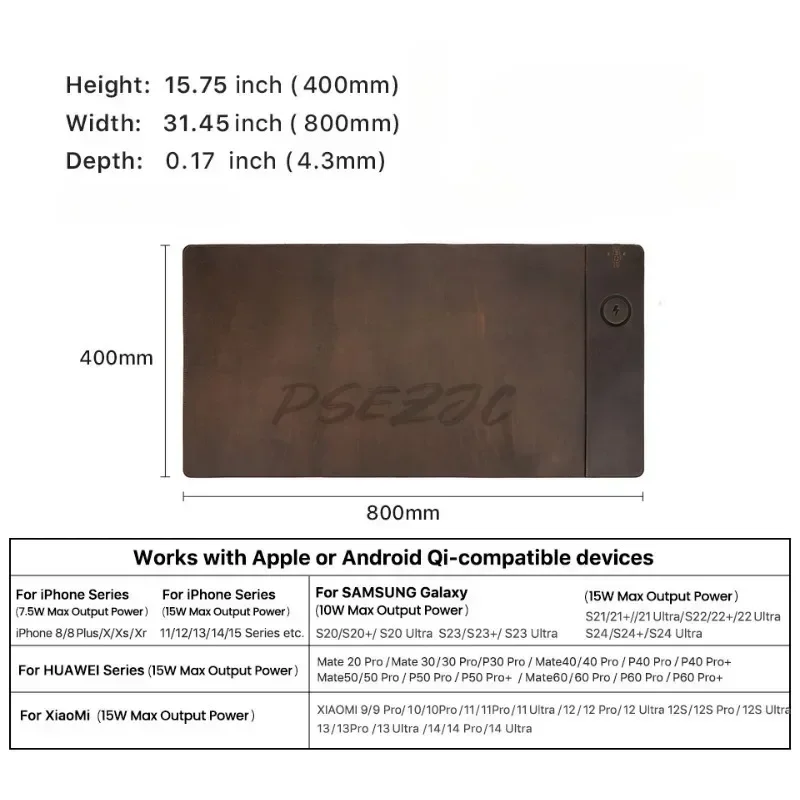 빈티지 소가죽 마우스 패드, 초대형 방진 및 방수 스트 - Leather Desk Pad 리뷰 및 가격