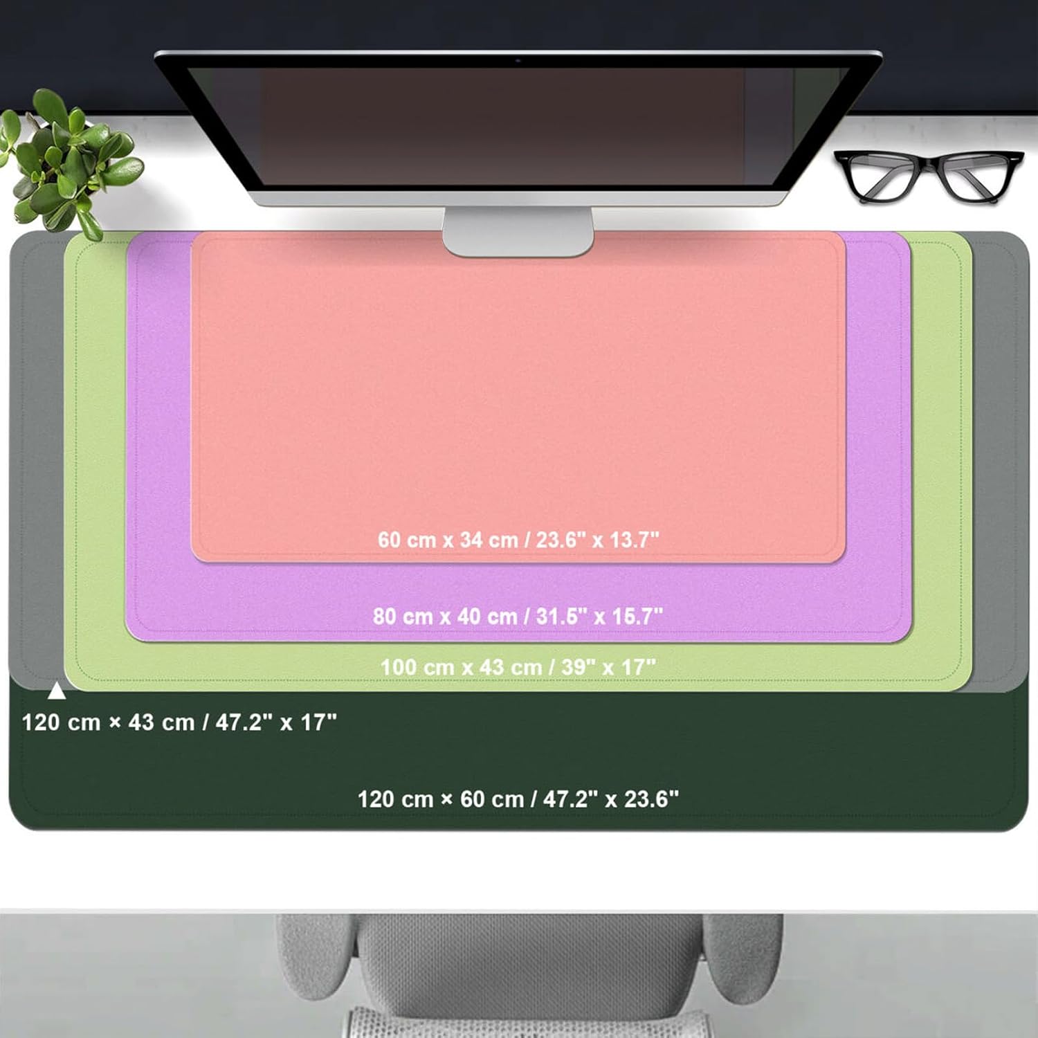 39.4x17인치 가죽 데스크 패드 보호대, 미끄럼 방 - Leather Desk Pad 리뷰 및 가격