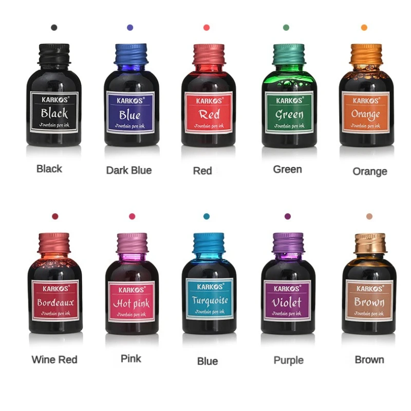 10/1 PCS 30ml 다양한 색상 잉크 플라스틱 병 - Fountain Pen Bottled Ink 리뷰 및 가격