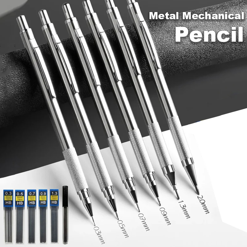0.3 0.5 0.7 0.9 1.3 2.0mm 금속 기 - Mechanical Pencil 0.3 리뷰 및 가격