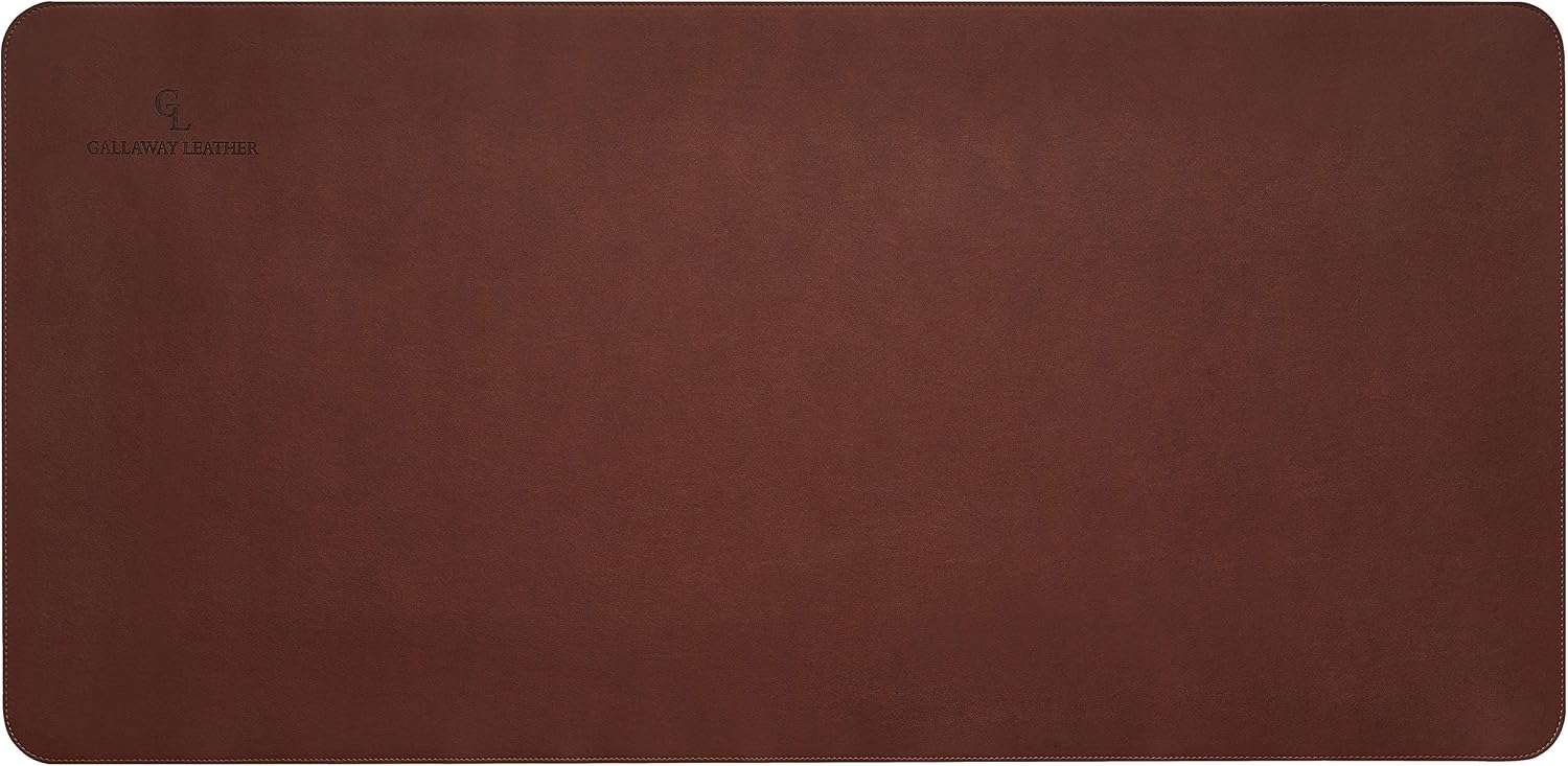 대형 PU 가죽 데스크 매트 36x17인치 다크 브라운 - Leather Desk Pad 리뷰 및 가격