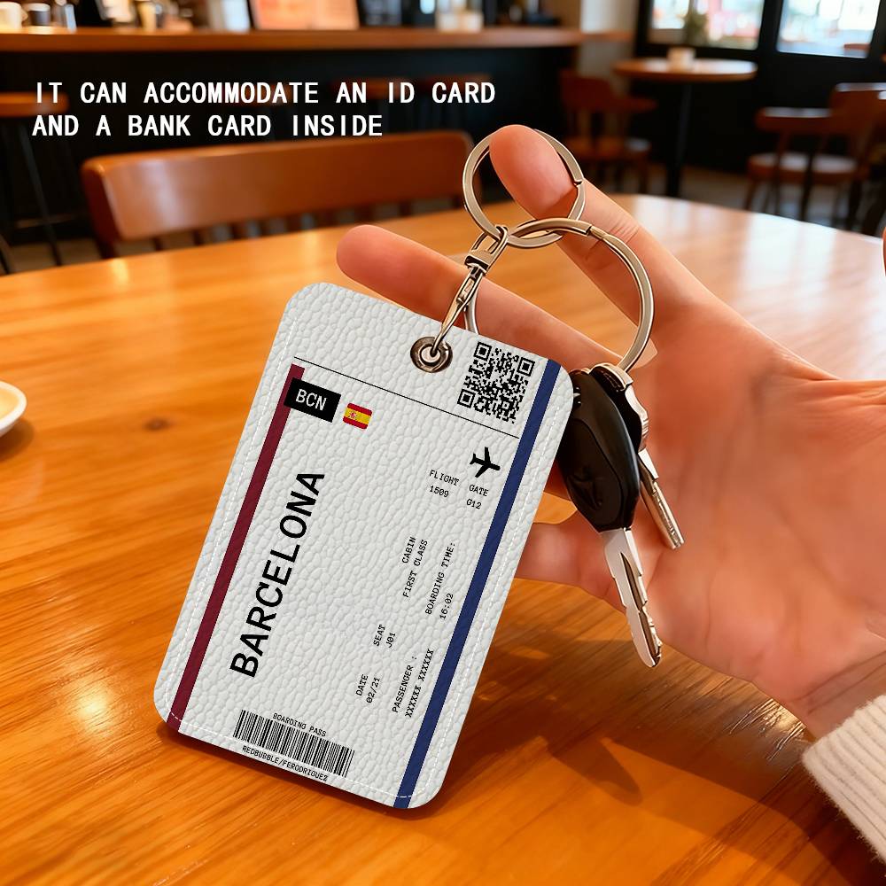 보딩패스 항공권 가죽 카드 홀더 키체인 열쇠고리 도어락 - Card Index Box 리뷰 및 가격