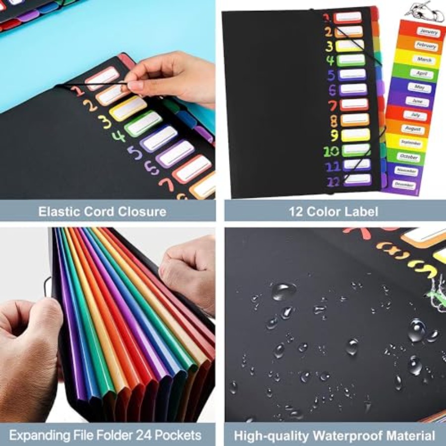 Edufun 레인보우 탭 확장 파일 폴더 - 24포켓, - Tab Divider A4 리뷰 및 가격