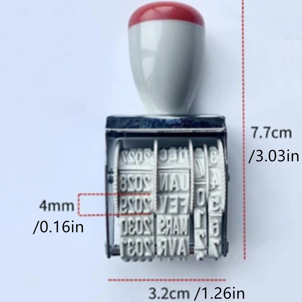 DIY 회전식 날짜 및 숫자 롤러 스탬프 (잉크 미포함 - Rubber Date Stamp 리뷰 및 가격