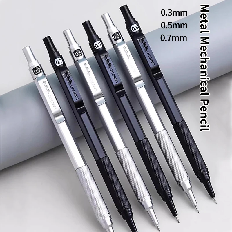 저중심 금속 기계식 연필 세트 0.3-0.7mm 리드  - Mechanical Pencil 0.3 리뷰 및 가격