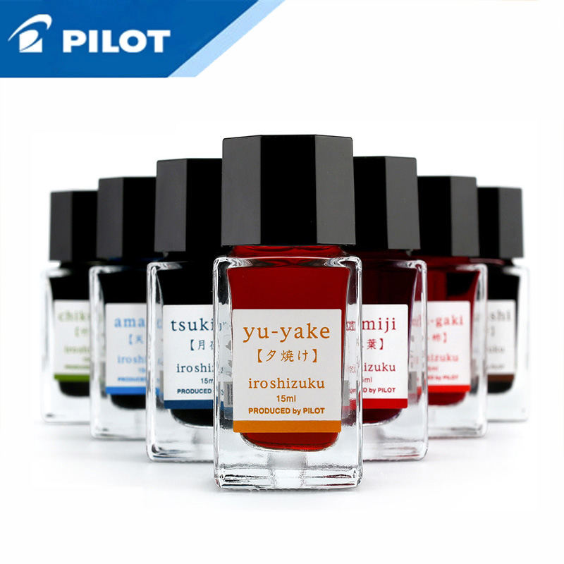 1PC 일본 파일럿 컬러 시즈쿠 잉크 INK-15 이로 - Fountain Pen Bottled Ink 리뷰 및 가격