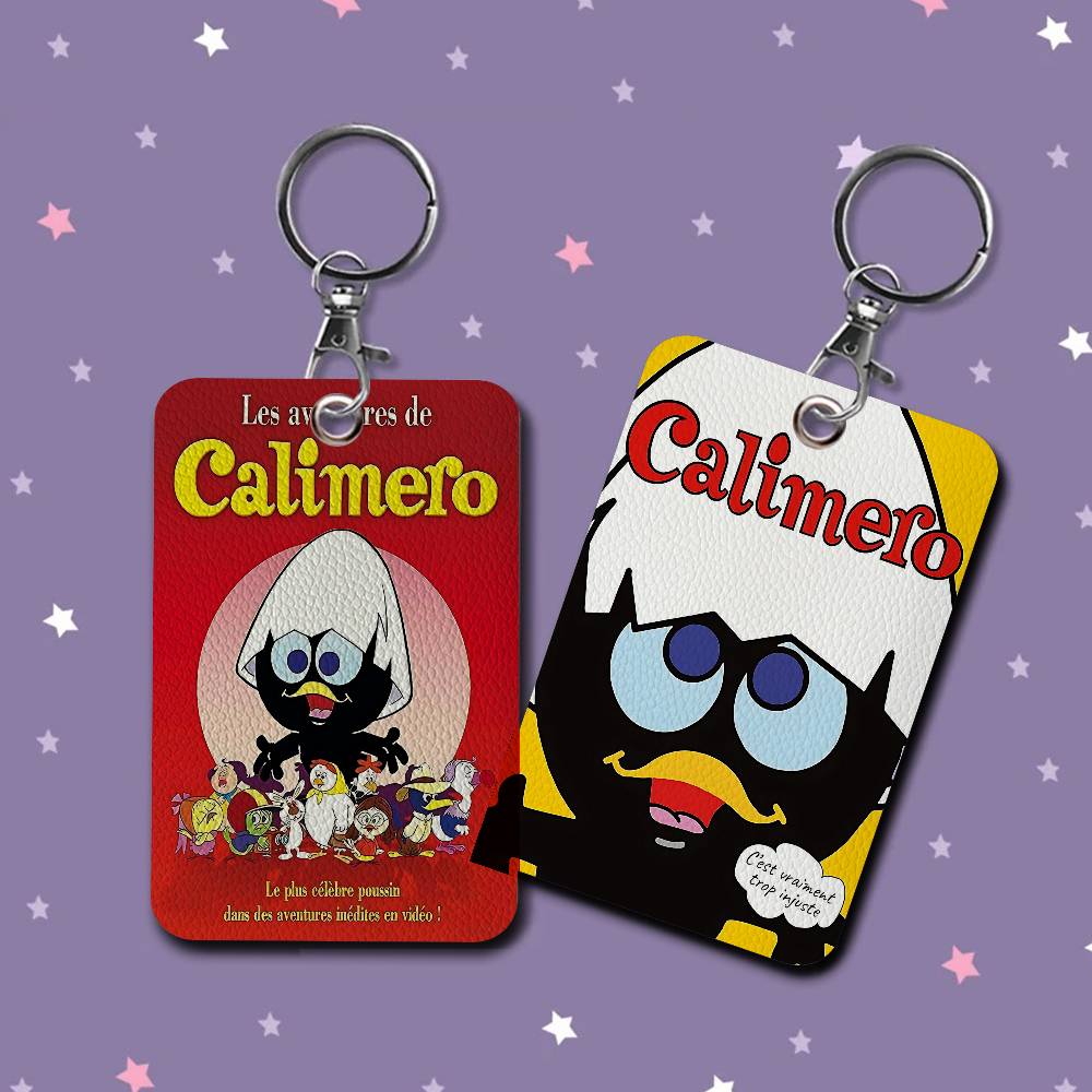 만화 C-Calimero 1Pc PU 가죽 카드 홀더  - Card Index Box 리뷰 및 가격