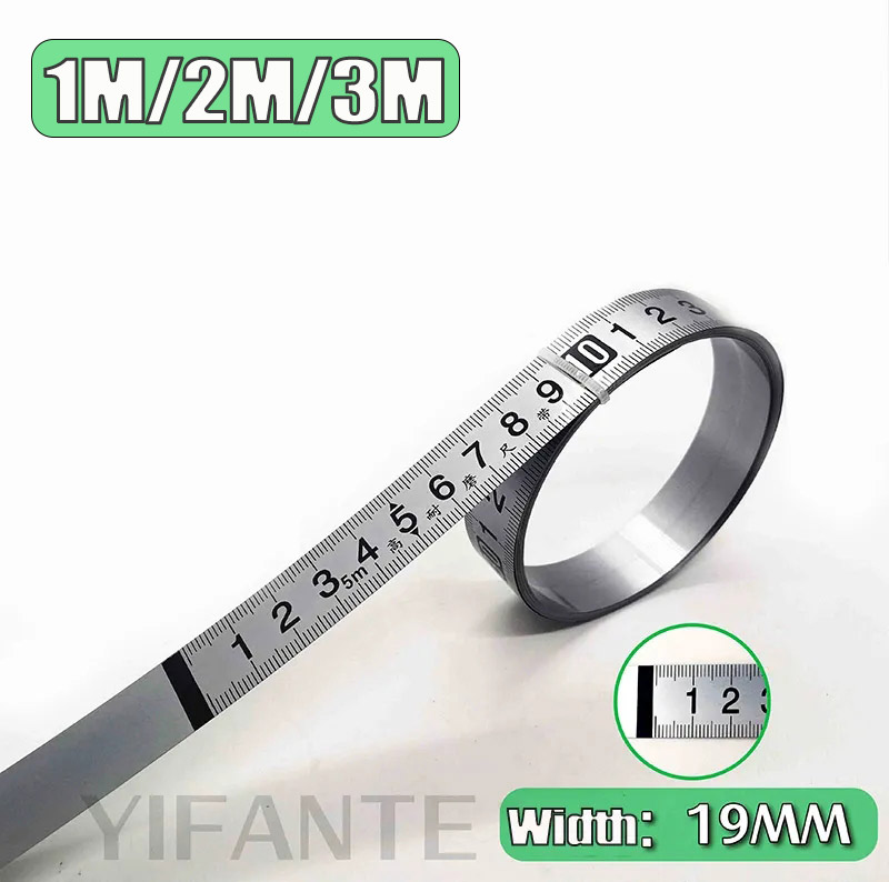 19mm 너비 1-5m 자체 접착 미터법 눈금자 스테인 - Tape Dispenser Weighted 리뷰 및 가격