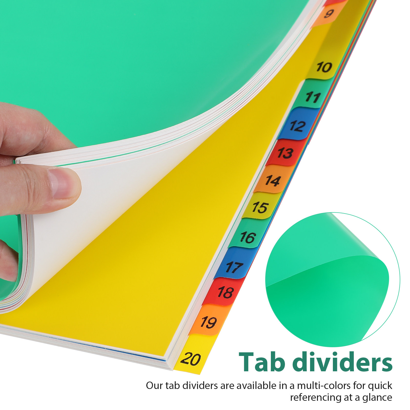 A4 컬러 플라스틱 탭 디바이더(바인더용) 색상 코드가 - Tab Divider A4 리뷰 및 가격