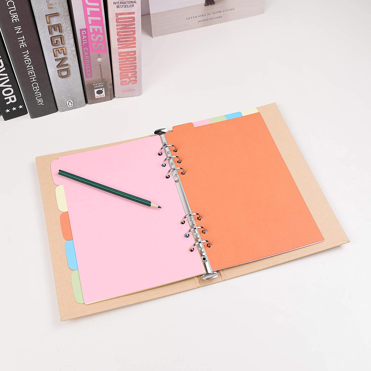 A5/A6/A7/B5/A4 용지 분배기 색인 페이지 6 - Tab Divider A4 리뷰 및 가격