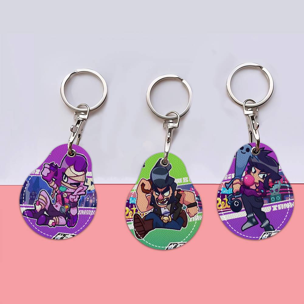 게임 브롤 S-스타즈 PU 카드 홀더 키체인 키링 도어 - Card Index Box 리뷰 및 가격