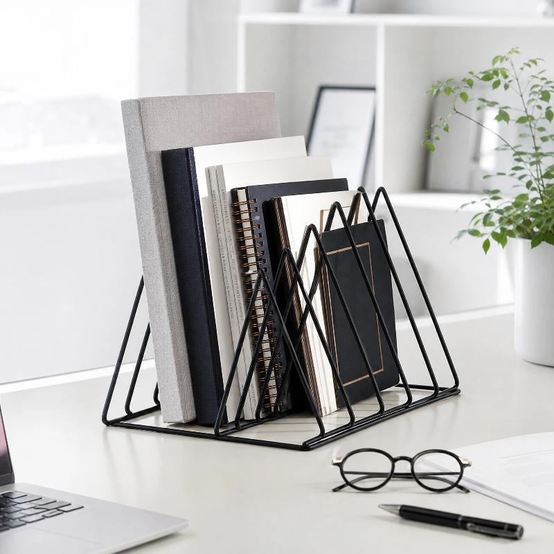 5/9 그리드 스토리지 랙 삼각형 철 파일 정리함 금속 - Magazine Holder Rack 리뷰 및 가격
