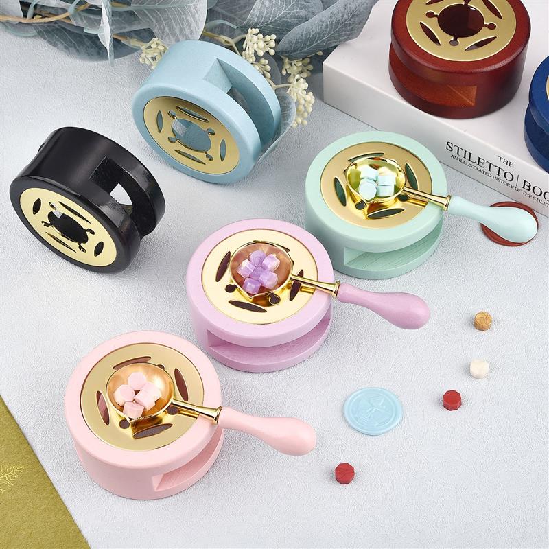 왁스 인감 스탬프 세트 래커 용광로 왁스 인감 녹는 숟 - Wax Seal Stamp Set 리뷰 및 가격