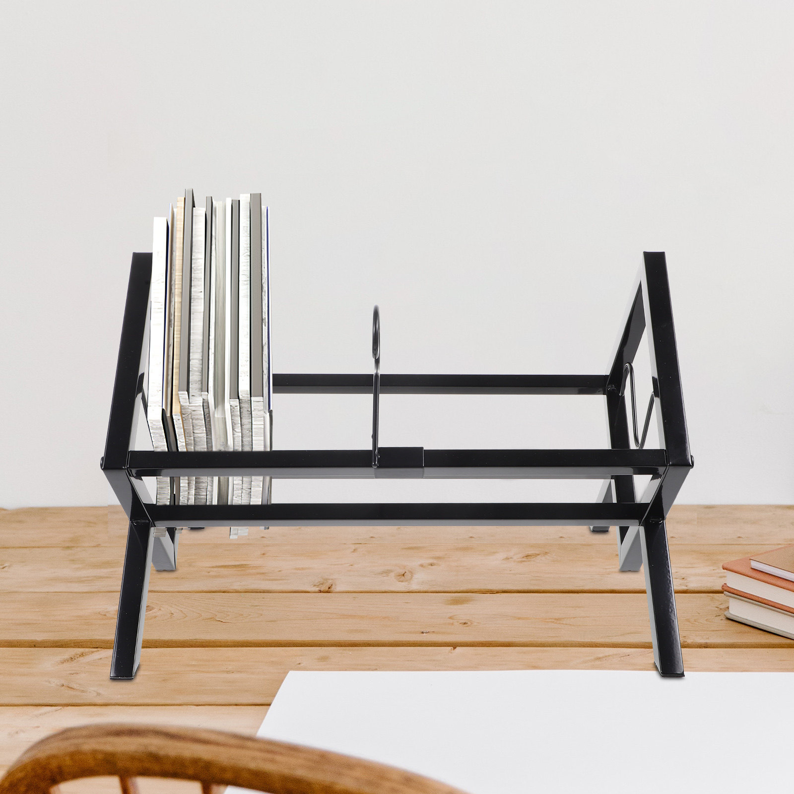 비닐 레코드 보관 랙 데스크탑 디스플레이 스탠드 (레코 - Magazine Holder Rack 리뷰 및 가격