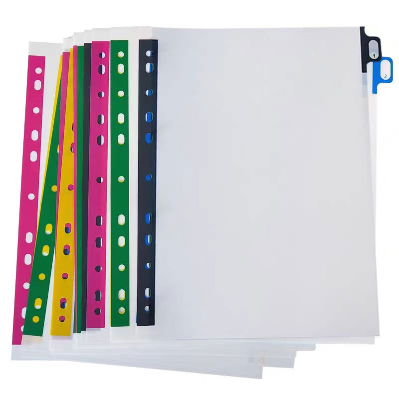 A4 디바이더 인덱스 페이지 탭 카드, 11 홀 링 바 - Tab Divider A4 리뷰 및 가격