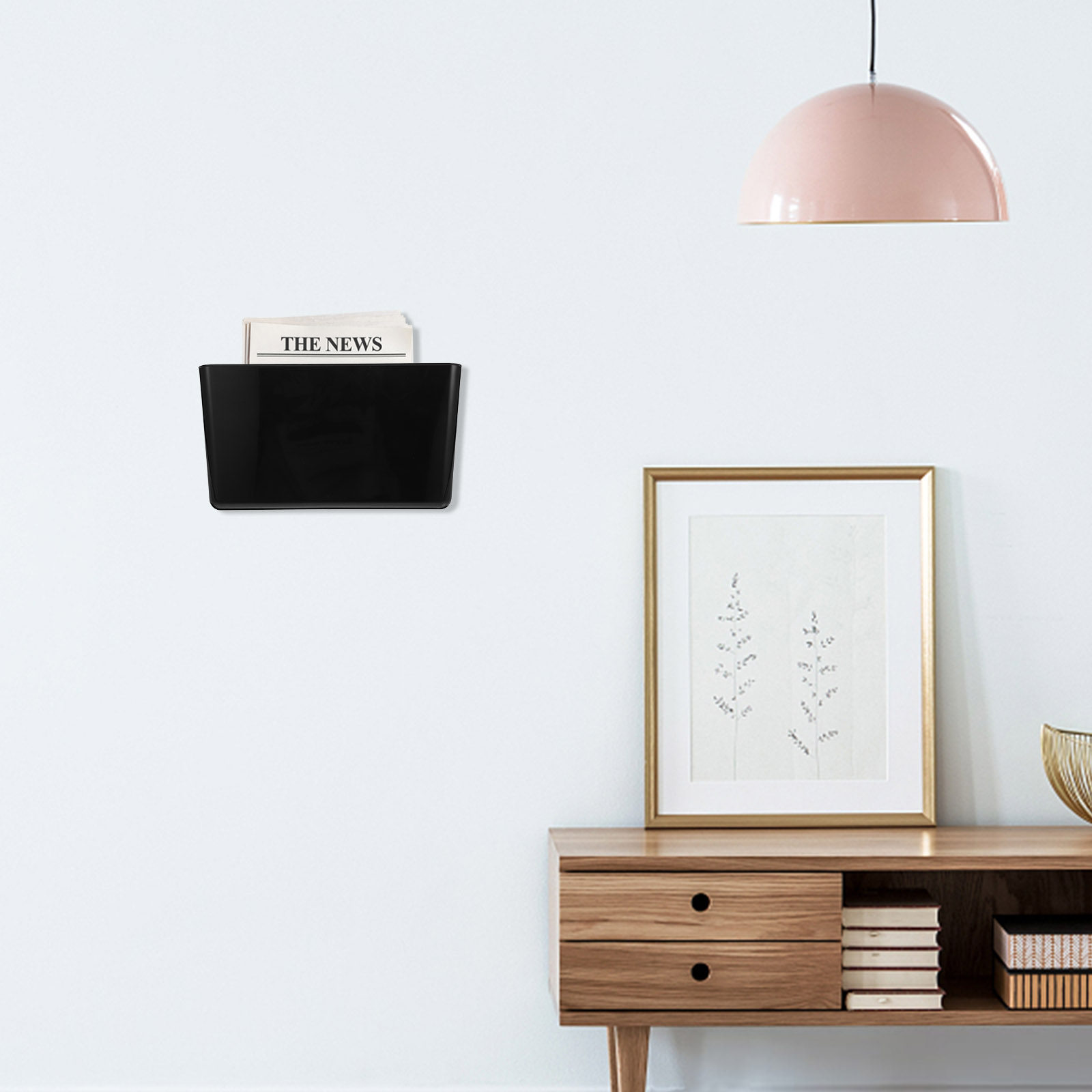 벽걸이 파일 홀더 단일 포켓 플라스틱 벽걸이 정리함 사 - Magazine Holder Rack 리뷰 및 가격