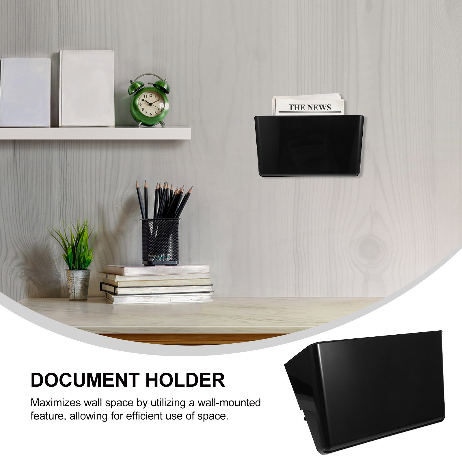 벽걸이 파일 홀더 단일 포켓 플라스틱 벽걸이 정리함 사 - Magazine Holder Rack 리뷰 및 가격