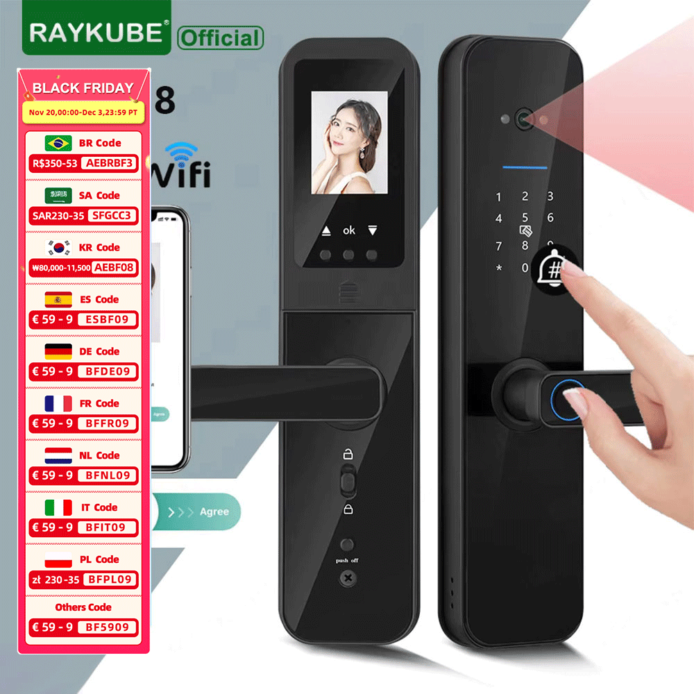 RAYKUBE F008 Tuya Wifi 틈 구멍 HD - Letter Opener Brass 리뷰 및 가격