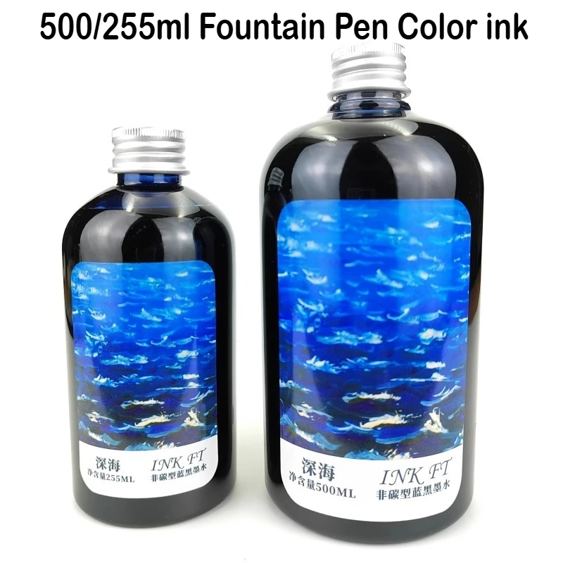 500ml/255/50ml 24 색 병에 담긴 만년필  - Fountain Pen Bottled Ink 리뷰 및 가격