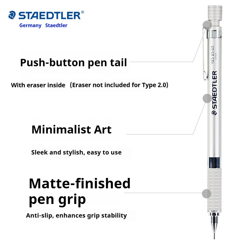 Staedtler 925 풀 메탈 드래프트 기계식 연필 - Mechanical Pencil 0.3 리뷰 및 가격