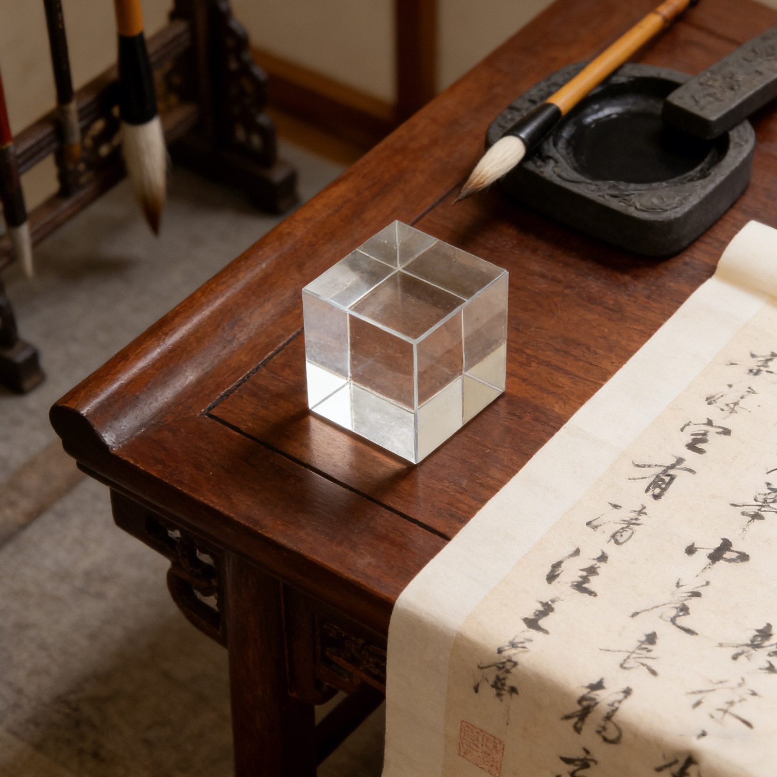 정사각형 크리스탈 페이퍼웨이트 투명 무거운 유리 블록  - Book Weight Glass 리뷰 및 가격