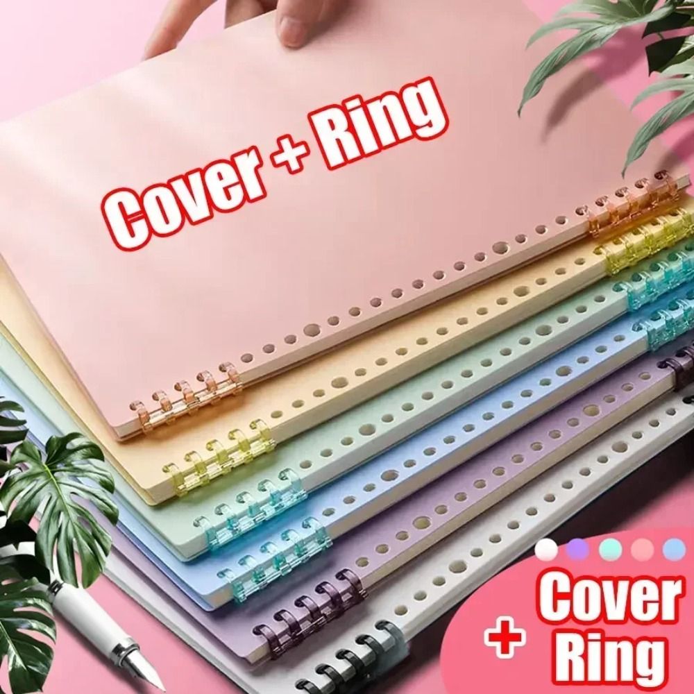 4Pcs PP 루즈 리프 북 커버 A4 A5 B5 다채 - Binder A4 Lever 리뷰 및 가격
