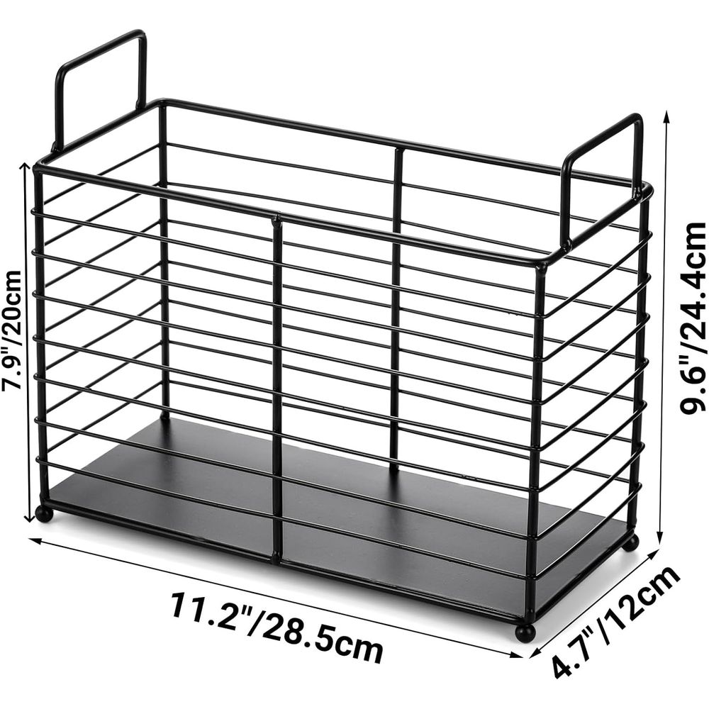 금속 잡지꽂이, 신문 책 태블릿 보관 바구니, 손잡이가 - Magazine Holder Rack 리뷰 및 가격