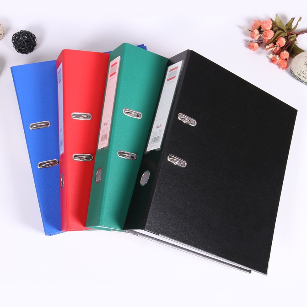 휴대용 대용량 폴더 2 링 레버 아치 파일, 2 홀 바 - Binder A4 Lever 리뷰 및 가격
