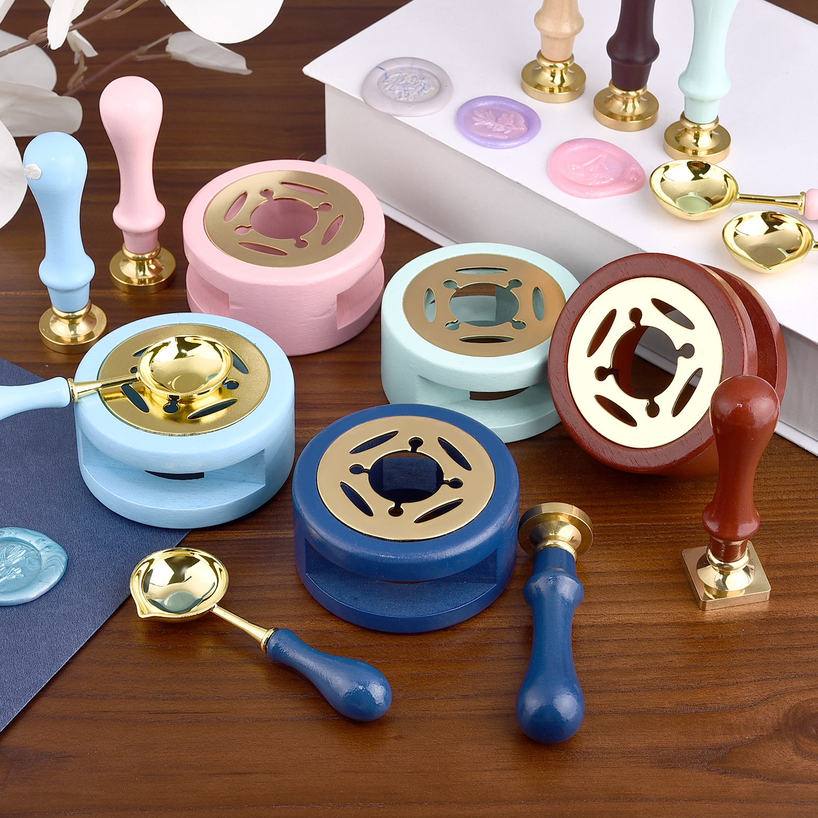 2/3개 세트 레트로 밀랍 봉인용 가마 스토브 냄비 나 - Wax Seal Stamp Set 리뷰 및 가격