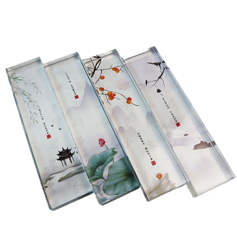 유리 문진 중국어 번체 - 사계절 디자인 미술 용품,  - Book Weight Glass 리뷰 및 가격