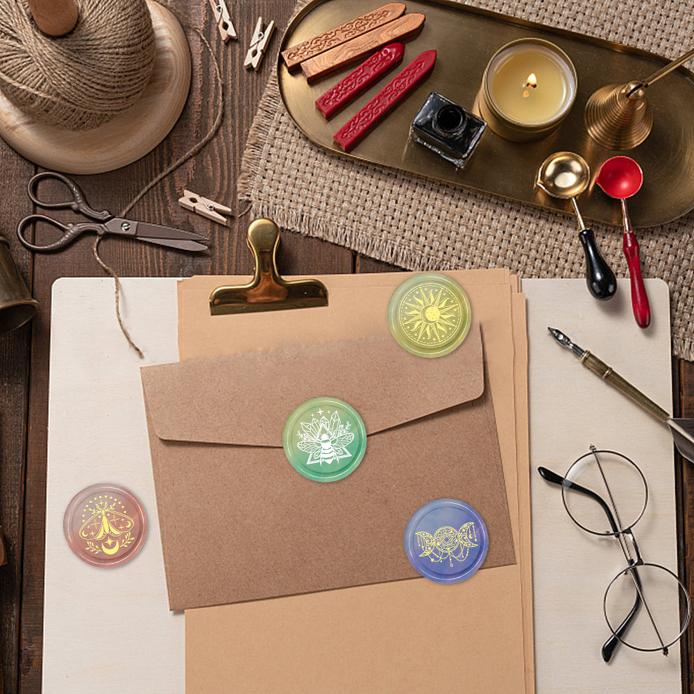 왁스 도장 스탬프 헤드, 태양 달과 별, 트리플 여신  - Wax Seal Stamp Set 리뷰 및 가격