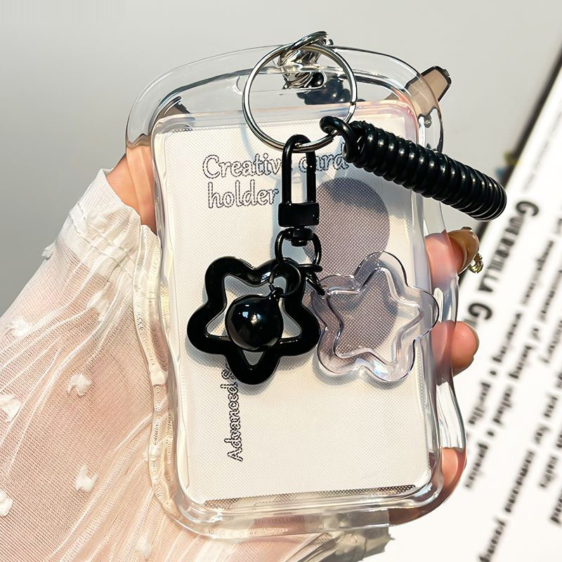 PVC 투명 K팝 포토카드 홀더 키체인 (54장 수납  - Index Card Holder 리뷰 및 가격